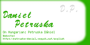 daniel petruska business card